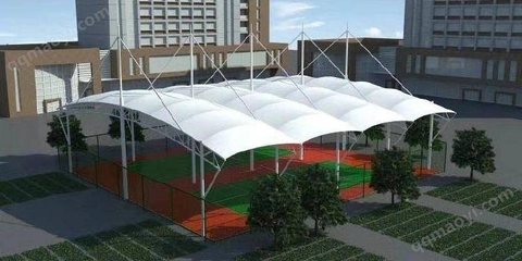 西安本地膜结构厂家 专业安装仓库工厂轻钢膜结构汽车棚停车篷及工程设计施工服务