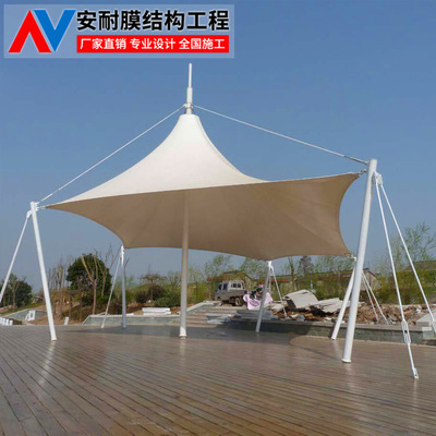 湖州市膜结构景观工程 户外遮阳篷与园林景观膜的设计、施工与应用